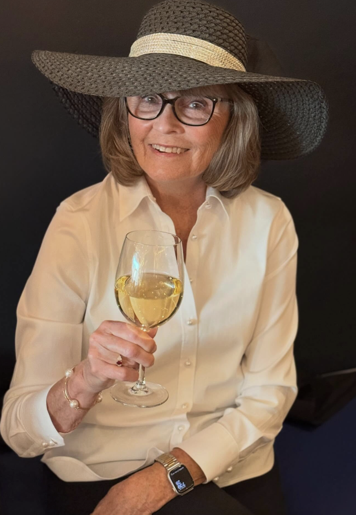 Glasses raised at the derby celebration